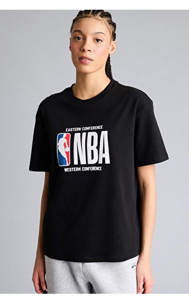 DeFacto NBA Wordmark Relax Fıt Kısa Kollu Tişört