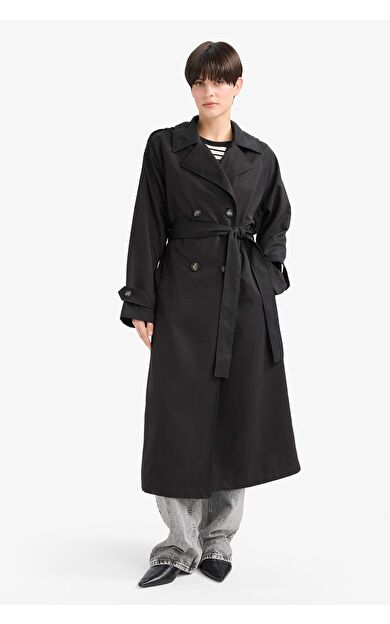 Su Geçirmez Relax Fıt Trençkot