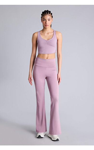 Flare Fıt İspanyol Paça Standart Boy Sporcu Pantolon