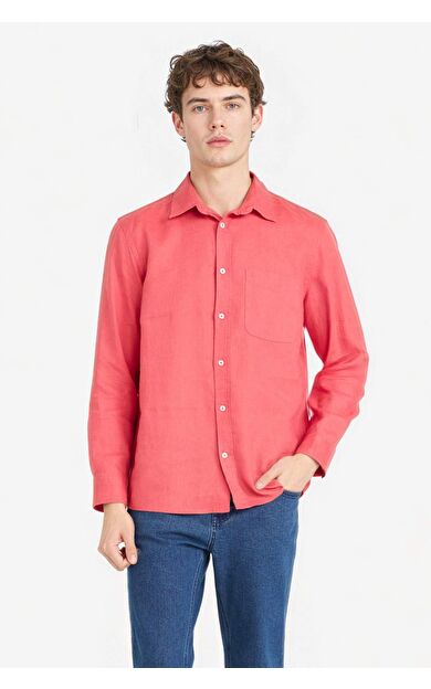 DeFacto %100 Keten Gömlek