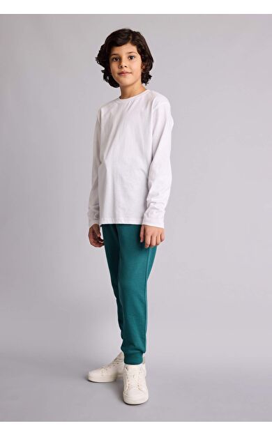 DeFacto Regular Fıt Sweatshirt Kumaşı Pantolon Erkek Çocuk
