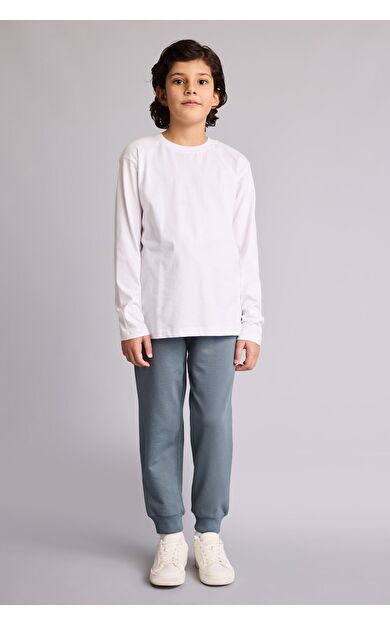 DeFacto Regular Fıt Sweatshirt Kumaşı Pantolon Erkek Çocuk