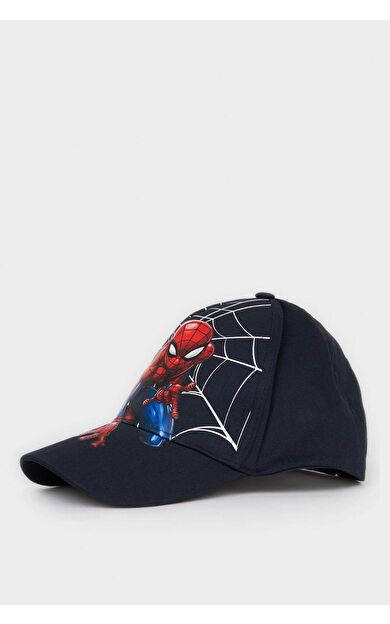 Erkek Çocuk Marvel Spıderman Desenli Pamuklu Cap Şapka