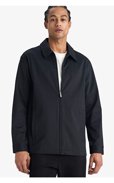 Rüzgar Geçirmez Slım Fıt Dar Kesim Mont