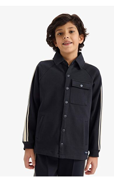 Erkek Çocuk Polo Yaka Hırka