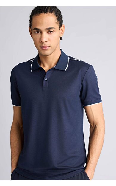 DeFacto Slım Fıt Kısa Kollu Polo Tişört