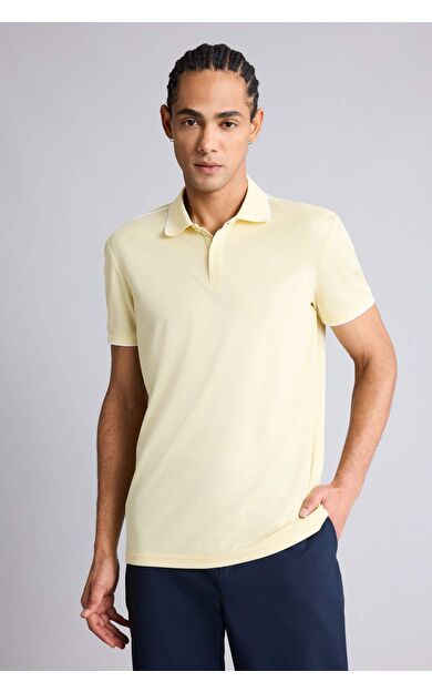 Slım Fıt Kısa Kollu Polo Tişört