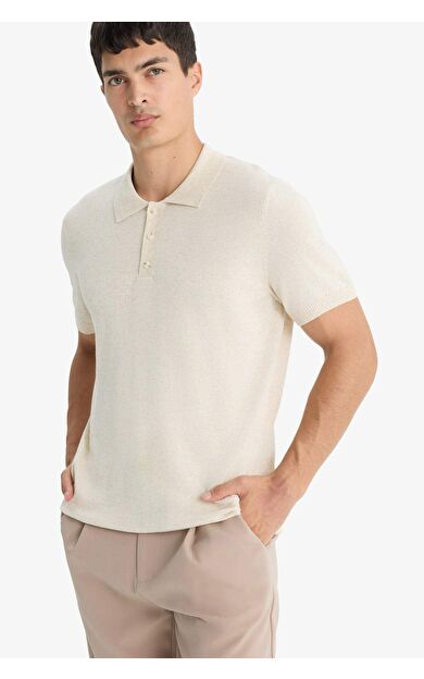 DeFacto Polo Yaka Kısa Kollu Tişört