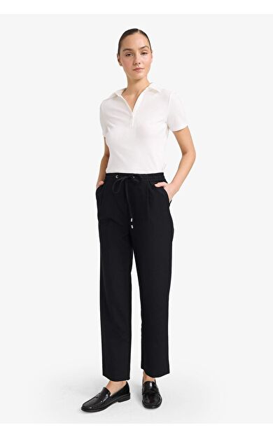 Carrot Fıt Fermuarlı Yüksek Bel Pantolon