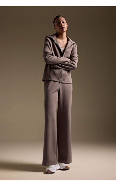 DeFacto Wıde Leg Skuba Dalgıç Kumaş Sporcu Pantolon