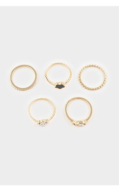 Kadın Gold 5'li Yüzük