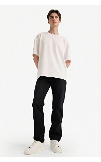 DeFacto Straight Fit Düz Paça Jean Pantolon