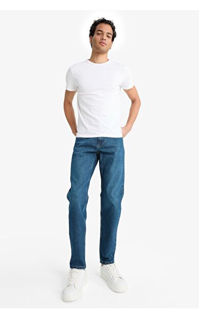 DeFacto Slim Tapered Fit Dar Paça Jean Pantolon G1307AX25AUNM34