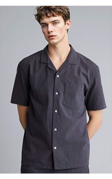 DeFacto REGULAR FIT %100 Pamuk Müslin Gömlek