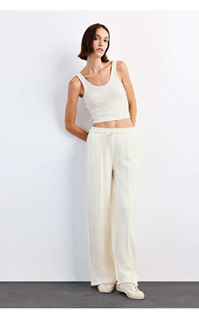 Relax Fit Normal Bel Düz Paça Modal Pantolon G1325AX25SMBG286