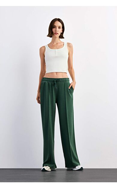 DeFacto Relax Fit Normal Bel Düz Paça Modal Pantolon G1325AX25SMKH258