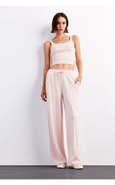 Relax Fit Normal Bel Düz Paça Modal Pantolon G1325AX25SMPN113