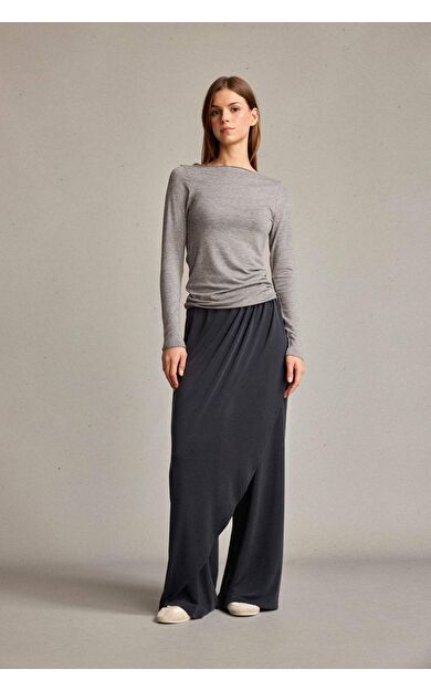 DeFacto Relax Fit Normal Bel Düz Paça Modal Pantolon G1338AX25SMAR129