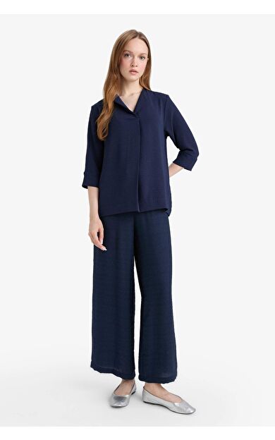 DeFacto Relax Fit Geniş Paça Kapri