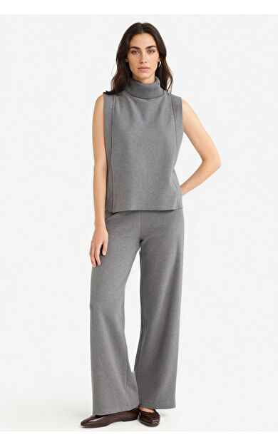 DeFacto Straight Fit Geniş Paça Pantolon