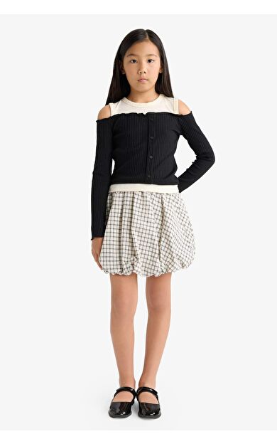 Kız Çocuk Dokuma Etek G1606A825AUER2