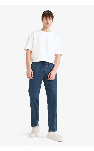 DeFacto Wide Leg Geniş Paça Jean Kar Yıkamalı Pantolon