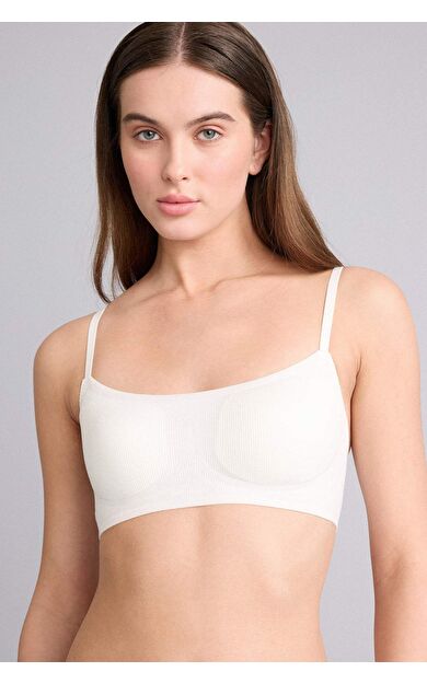 DeFacto Pamuklu Çıkarılabilir Kap Pedli Balensiz Tişört Bra