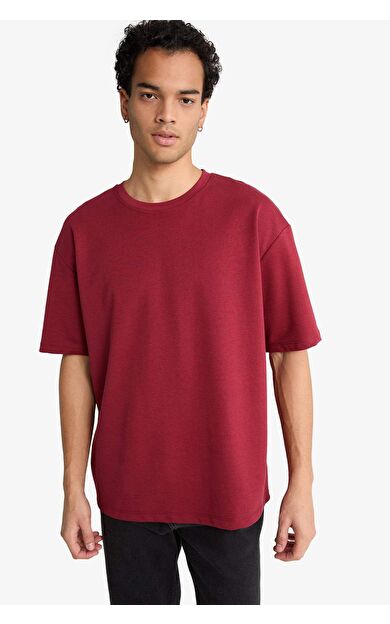 Bisiklet Yaka Kısa Kollu Tişört G1702AX25AUBR281