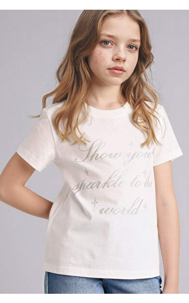 Baskılı Tişört Kız Çocuk