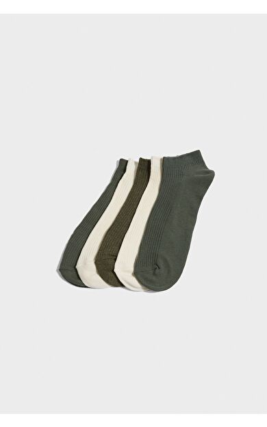 DeFacto Erkek 5'li Pamuklu Sneaker Çorap