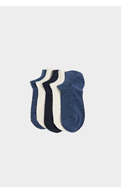 DeFacto Erkek 5'li Pamuklu Sneaker Çorap
