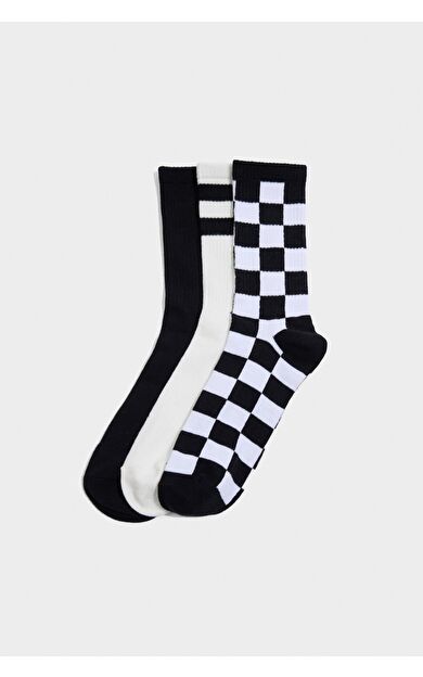 DeFacto Erkek 3'lü Pamuklu Uzun Çorap