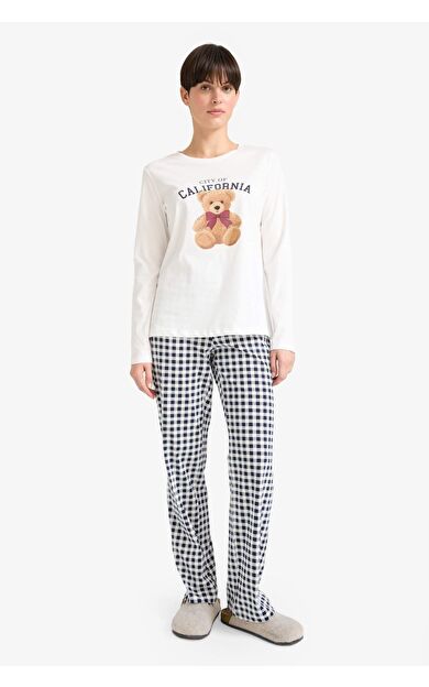 DeFacto Regular Fit Uzun Kollu 2'li Takım Fall in Love