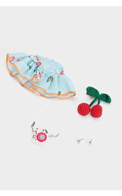 Kadın Kiraz Detaylı Giydirilebilir Charm Anahtarlık