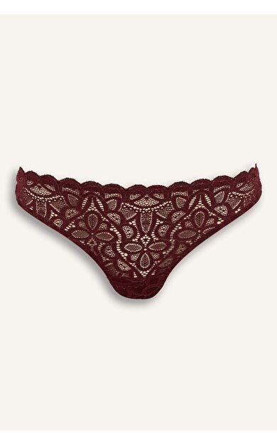 DeFacto Simli Dantel Brazilian Külot-Fall in Love