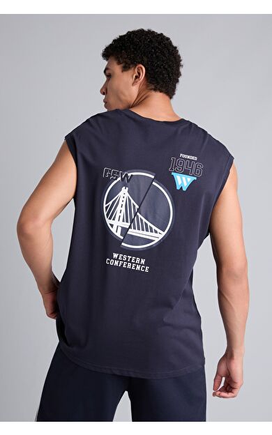 DeFacto NBA Golden State Warrıors Oversıze Bisiklet Yaka Atlet