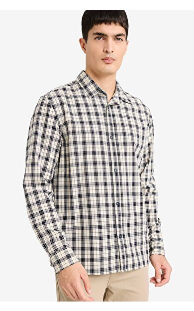 DeFacto Regular Fit Polo Yaka Oxford Uzun Kollu Gömlek