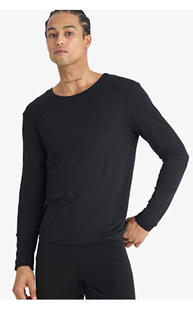 Slim Fit Dar Kesim Bisiklet Yaka Üst