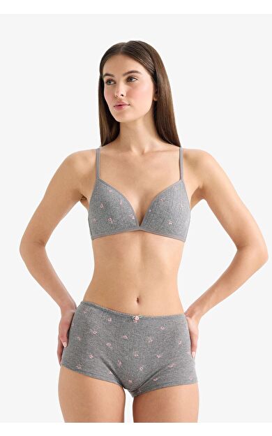 DeFacto Çiçekli Bağcıklı Pamuklu Boxer