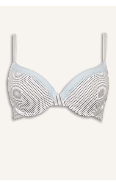 Dantel Detaylı Micro Kaplı Pedli Balensiz Tişört Bra