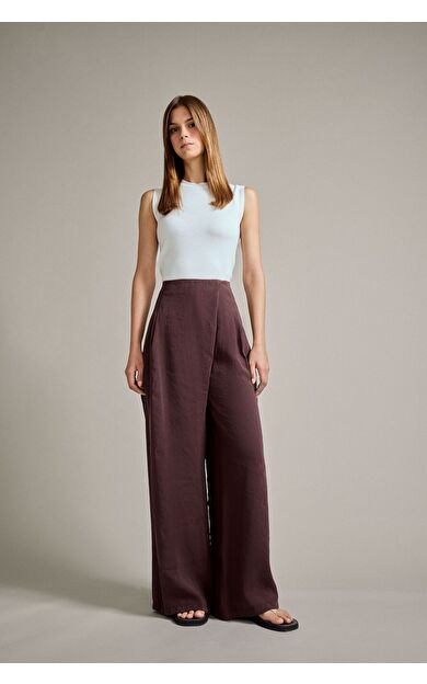 DeFacto Wide Leg Geniş Bol Paça Pantolon G2722AX25AUBN331