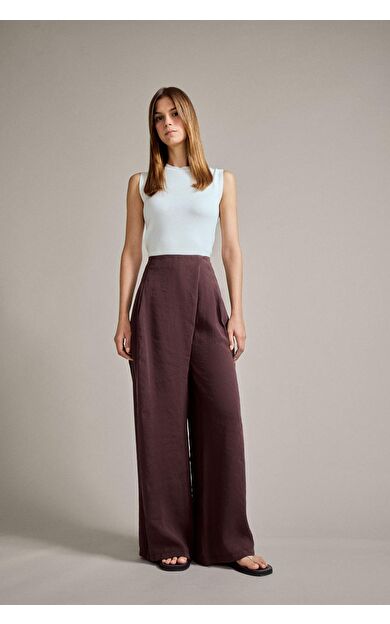 Wide Leg Geniş Bol Paça Pantolon G2722AX25AUBN331