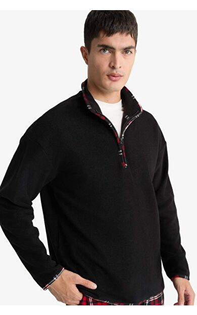 Regular Fit Polar Yarım Fermuarlı Üst