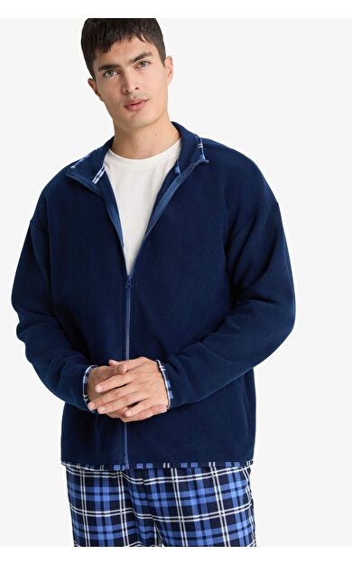 Regular Fit Polar Fermuarlı Üst