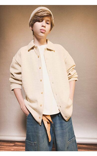 Erkek Çocuk Regular Fit Polo Yaka Sweatshirt G2738A825WNBG76