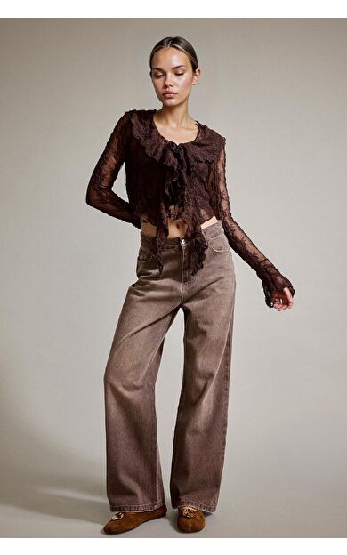 Wide Leg Geniş Bol Paça Jean Pantolon