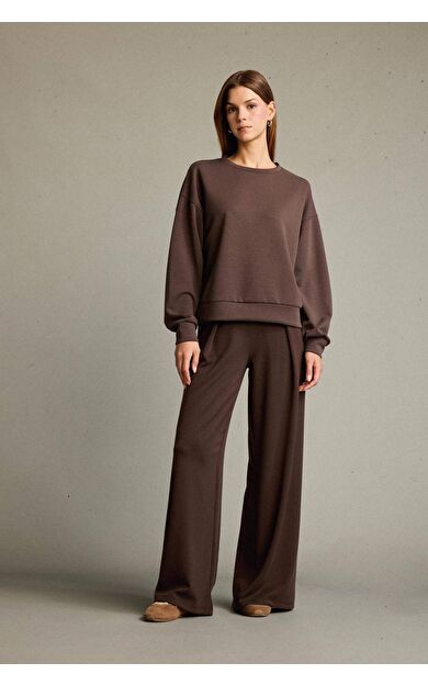 Regular Fit Normal Bel Düz Paça Modal Pantolon