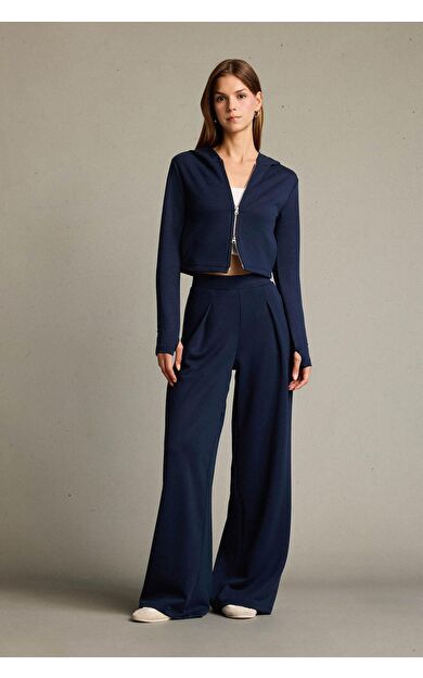 DeFacto Regular Fit Normal Bel Düz Paça Modal Pantolon