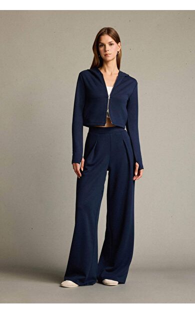 DeFacto Regular Fit Normal Bel Düz Paça Modal Pantolon