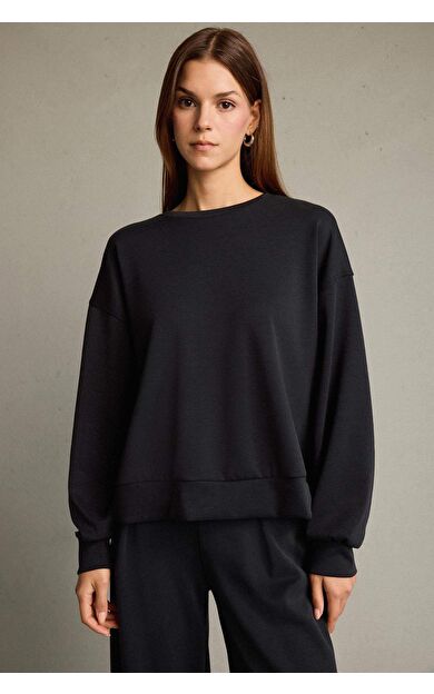 DeFacto Bisiklet Yaka Modal Sweatshirt G2913AX25AUAR225